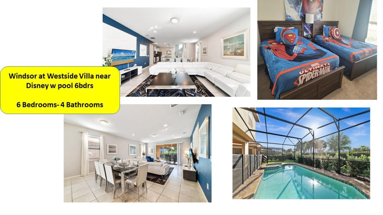 Luxury New Villa Near Disney With Pool 6Bedrooms Kissimmee Buitenkant foto